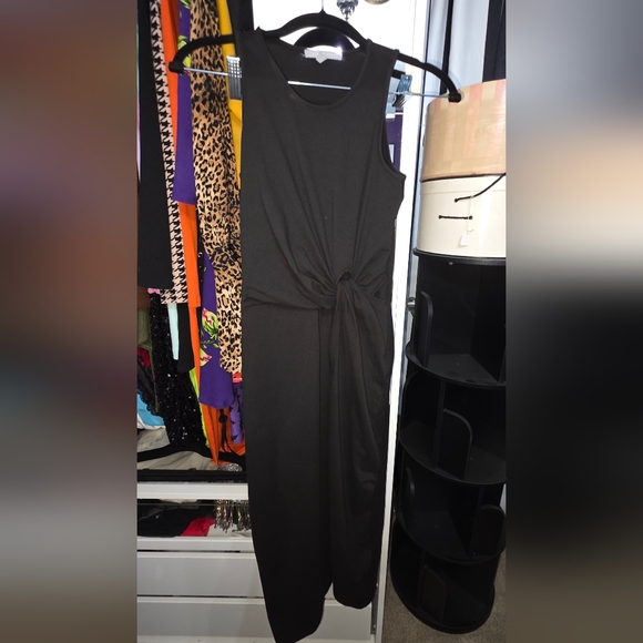 Lemon Tart XS Twist Front Midi Dress - Picture 1 of 5